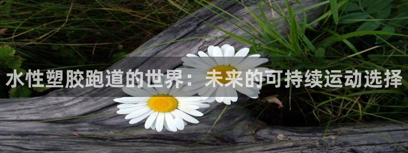 红足1世官网：水性塑胶跑道的世界：未来的可持续运动选择