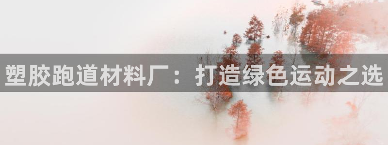 红足1世1站：塑胶跑道材料厂：打造绿色运动之选