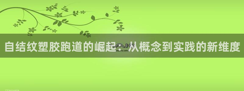 百度红足一1是什么样子的:自结纹塑胶跑道的崛起:从概念到实践的新维度
