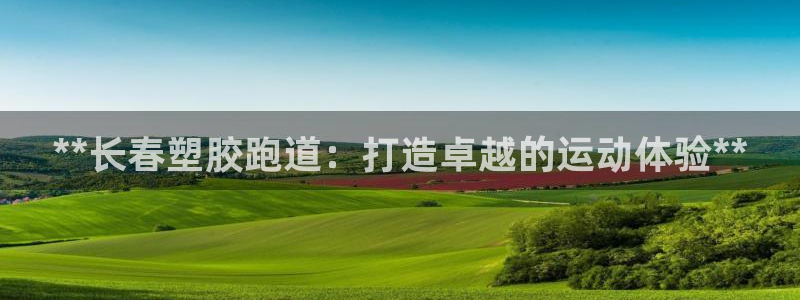 红足 世足球手机网：**长春塑胶跑道：打造卓越的运动体验**
